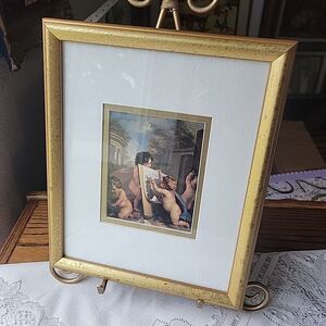 Matted Framed Art Print Angels/Cherubs Artist Angelica Kauffmann Allegory of ...